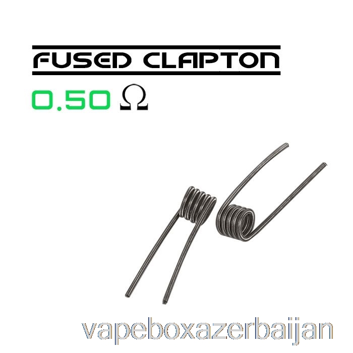 Vape Azerbaijan Wotofo Comp Wire - Prebuilt Coils 0.5ohm Fused Clapton - Pack of 10